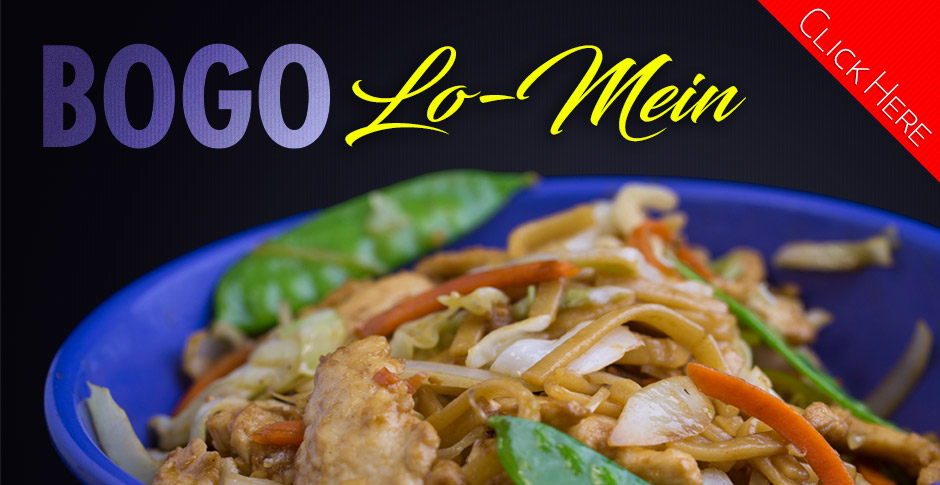 BOGO Lo-Mein, Get One Half Off