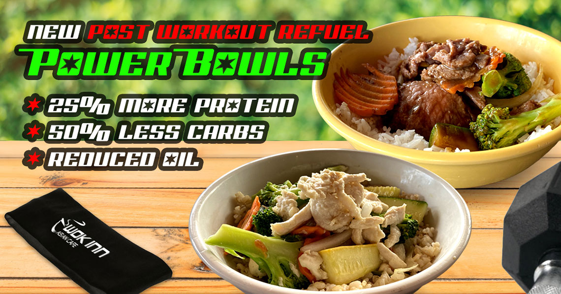 Post workout refuel with our Power Bowls