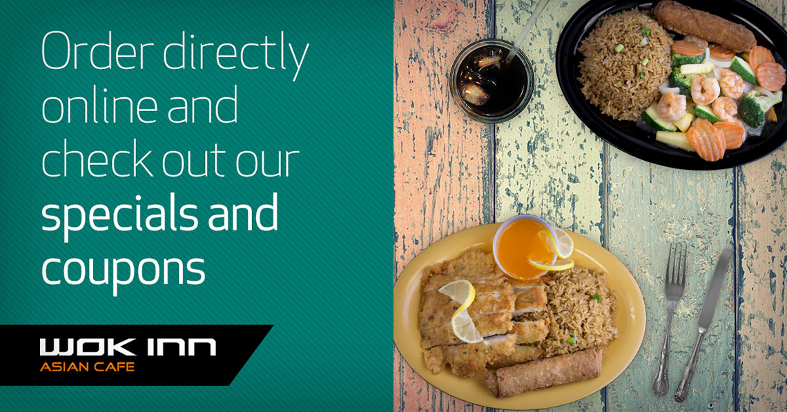 Order directly online and check out our savings and coupons
