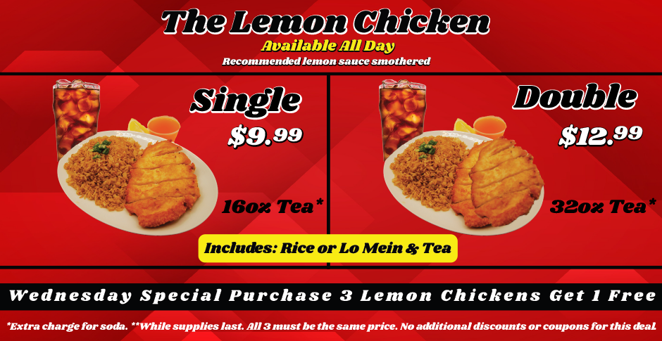 Lemon Chicken Specials