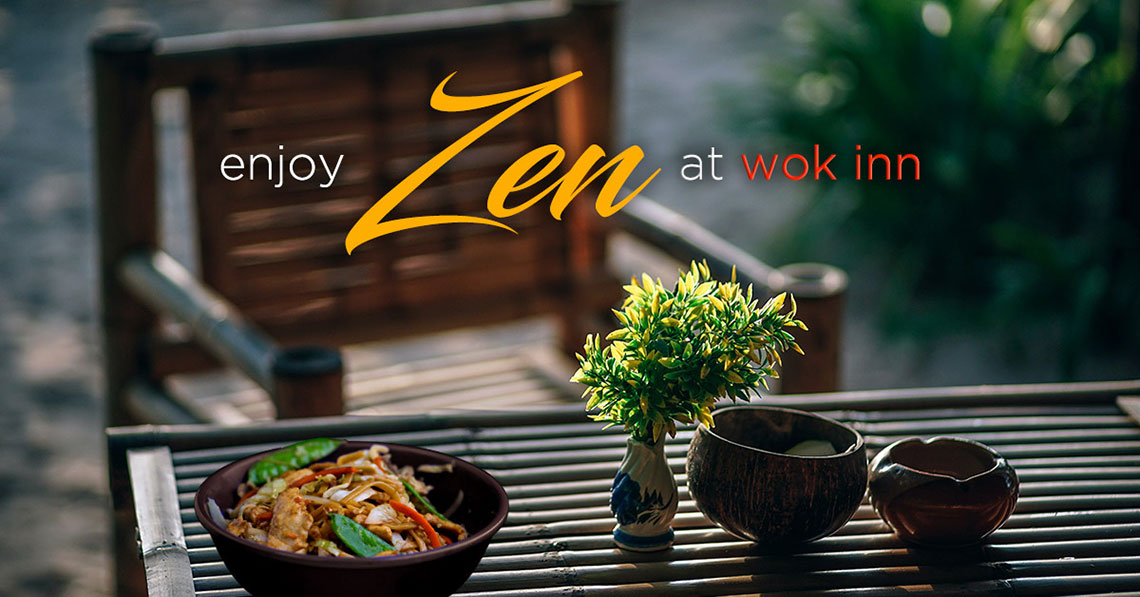 Find zen at wok inn asian cafe